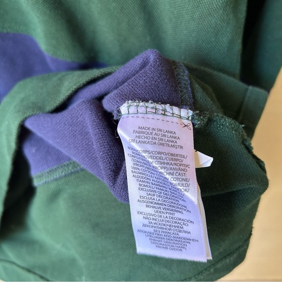 POLO RALPH LAUREN Y2K Cotton Strip Shirt With Hoodie - Picture 13 of 13